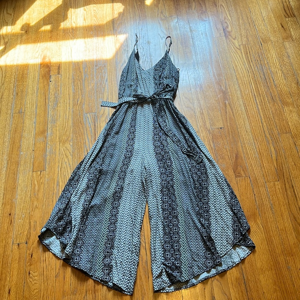 Geo print romper